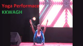 Yoga performance by Student  KKWagh [upl. by Emmerich]