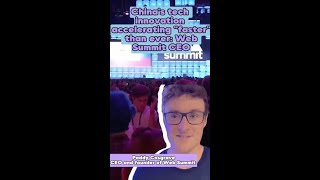 Chinas tech innovation accelerating quotfasterquot than ever says Web Summit CEO [upl. by Etterrag845]