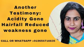 Weight Reduced amp Acidity Gone with Unicity Feel Great Systemweightloss acidity hairfall [upl. by Nosle686]