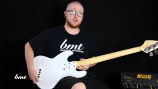 bmt DS4 MS Fanned Fret Bass Demo [upl. by Lovato]