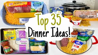 Whats For Dinner 35 of the BEST Quick amp Easy Recipes  Tasty Cheap Meal Ideas  Julia Pacheco [upl. by Ahsini516]