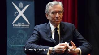 Trois questions à Bernard Arnault en conférence à lÉcole polytechnique [upl. by Alidia678]