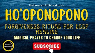 Hooponopono Meditation  Guided Meditation 🧘‍♀️  universalaffirmations [upl. by Hussar356]