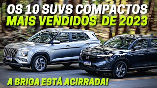 OS 10 SUVs compactos mais vendidos em 2023  Atualizado até Abril  Preços [upl. by Merry]