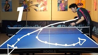 Best Table Tennis Serves Tutorial Pt 1 backspin hook  TOMORROW TABLE TENNIS [upl. by Bahr]