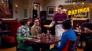 Sheldon works with Penny at the cheesecake factory  The Big Bang Theory [upl. by Nnayllas583]