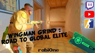 ENG CounterStrike 2 Wingman Road to GLOBAL ELITE [upl. by Aifoz]