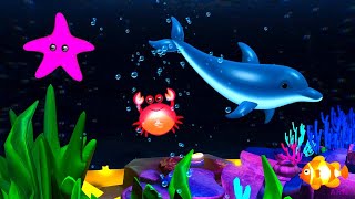 Bedtime Lullabies and Calming Undersea Animation 🐠 🐟 Baby Lullaby 💤 [upl. by Yenor]