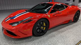 Peak Ferrari  This Immaculate 458 Speciale is For Sale [upl. by Anattar]