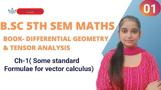 BSc 5th sem Maths  Book Differential geometry and tensor analysis  Ch1  By Jyoti Chaudhary [upl. by Welton]