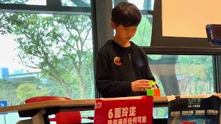 HD Video  Yiheng Wang 347 AsR Rubiks Cube Single [upl. by Reehsab]