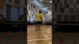 Floorball 1on1 coaching floorball floorballbasics [upl. by Ecirrehs931]