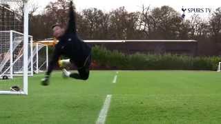 Hugo Lloris Diving Technique Slow Motion [upl. by Wordoow]