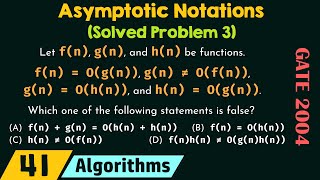 Asymptotic Notations Solved Problem 3 [upl. by Pussej]