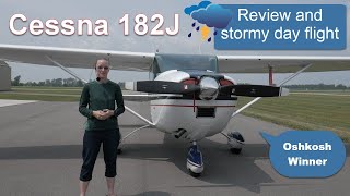 Cessna 182J Full review with flight  Fully upgraded award winning plane [upl. by Noira]