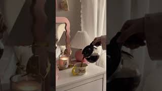 Selfcare night🕯️🎀 coquette nightroutine subscribe [upl. by Athallia]