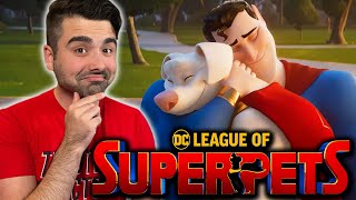 DC LEAGUE OF SUPERPETS IS AWESOME MOVIE REACTION FIRST TIME WATCHING [upl. by Bolanger545]