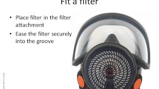 How to use the Sundstrom SR200 full face respirator [upl. by Jeraldine]