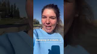 Day 60  keeping it simple morningroutinechallenge vlogger 66daychallenge shorts [upl. by Mario]