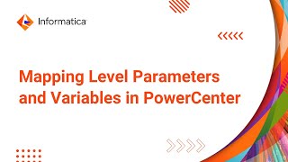 Mapping Level Parameters and Variables in PowerCenter [upl. by Lucy730]