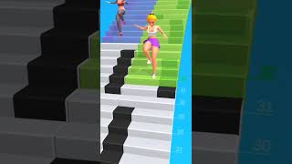 Down stairs race thrill all level gameplay shorts race ytshorts game 27 [upl. by Acinnej]