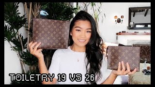 TOILETRY 19 VS TOILETRY 26 COMPARISON  LOUIS VUITTON [upl. by Aarika]