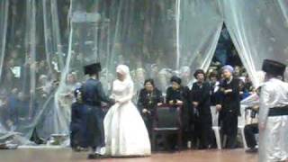 Chosson Kallah Mitzvah Tanz  Sanz Klausenburg Wedding In Israel 2009 Part 27 [upl. by Iroak]