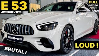 2022 MERCEDES E53 AMG Sedan BRUTAL Exhaust SOUND FULL InDepth Review Exterior Interior Infotainment [upl. by Ostap]