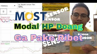 Cara daftar rekening saham Mandiri Sekuritas HANYA bermodalkan HP [upl. by Hymie]