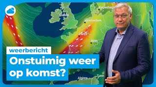 Extra lang weerbericht nieuwe week onstuimig en wisselvallig [upl. by Sitoiganap]