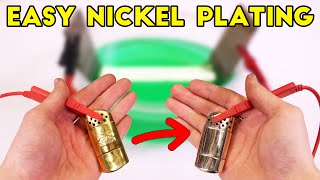 How to make simple DIY nickel plating set up  Easy Electroplating for Beginners [upl. by Kizzie29]