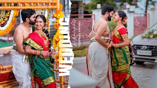 Tamil Brahmin Wedding Highlights  Brahmin Wedding of Eashwar amp Krithika [upl. by Reames]