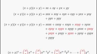 Binomial Coefficients 23 The Binomial Theorem and Beyond [upl. by Altheta]