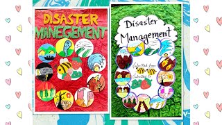 Disaster Management Project File Class 9 disastermanagement trending viral [upl. by Stieglitz]