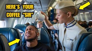 Flight Attendant Spills Coffee on Passenger’s Face—Unaware He Owns the Airline [upl. by Aneis]