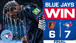 Vladimir Guerrero Jr stays hot Kevin Gausman goes eight innings in series win against Baltimore [upl. by Gnal]