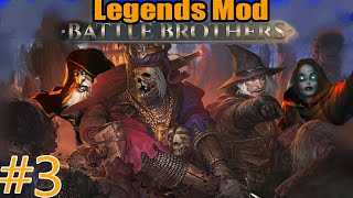 Battle Brothers Legends mod 3 Necromancer Dual [upl. by Orlando334]