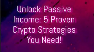 Earn Passive Income with Crypto in 60 Seconds crypto earnmoney [upl. by Guido]