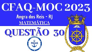 Prova CFAQMOC 2023 Questão 30 Angra dos Reis Moço de Convés [upl. by Delila]