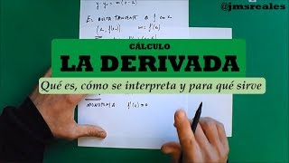 La derivada qué es cómo se interpreta y para qué sirve [upl. by Charpentier]