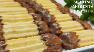 Melting Moments Recipe  Homemade Viennese Biscuit Recipe  Bakery Style Butter Biscuits [upl. by Gnilrac225]