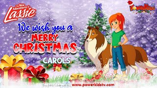 🎄 Merry Christmas  Special Carol  Lassie Version  We Wish You A Merry Christmas PowerKidstv [upl. by Nordek]