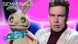 Ventriloquist Jack Williams Attempts an Impossible Challenge  AGT 2022 [upl. by Lavinie]