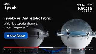 Tyvek® vs AntiStatic Fabric Comparative Testing for Leakage and Particle Resistance [upl. by Ennairrek]