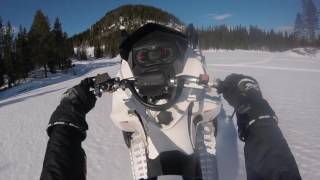 2011 SkiDoo Freeride 800ETEC  Wheelie time [upl. by Acinej]