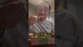 Showing and eating Salad with Organic Ranch Dressing [upl. by Reinhold]