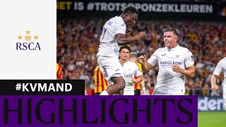 HIGHLIGHTS KV Mechelen  RSC Anderlecht  20242025 [upl. by Enibas]