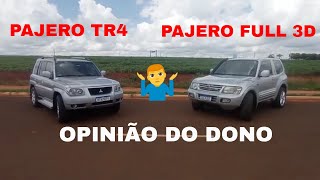 Pajero TR4 mais nova ou Pajero Full 3D mais antiga [upl. by Gaynor]