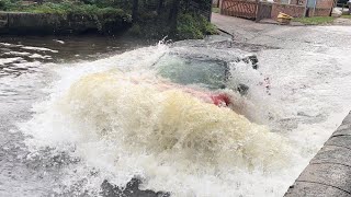 Rufford Ford  Vehicles vs DEEP water compilation  88 [upl. by Naejarual]