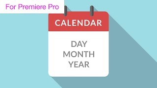 Calendar Page Turns  Motion Graphics Template [upl. by Notsreik]